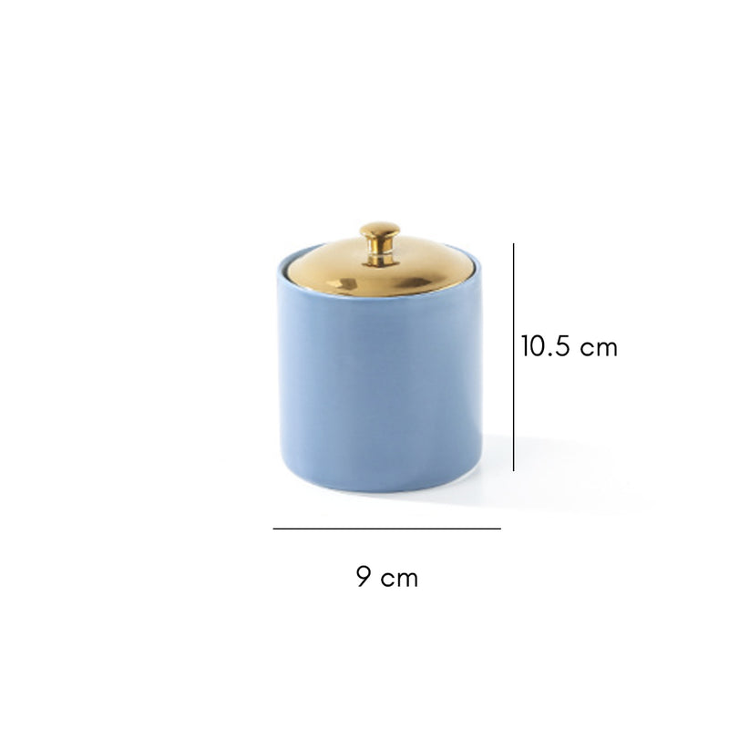 Blue Ceramic Container - Jar
