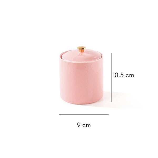 Pink Ceramic Container Online - Premium Jar With Lid | Nestasia