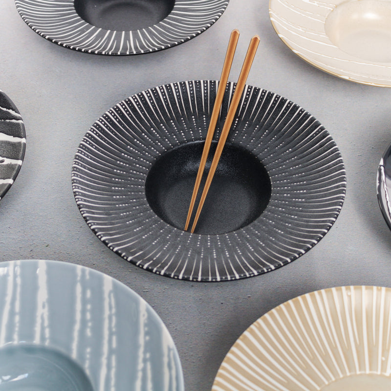 Sleek Pasta Bowl - Serving plate, pasta plate, lunch plate, deep plate | Plates for dining table & home decor