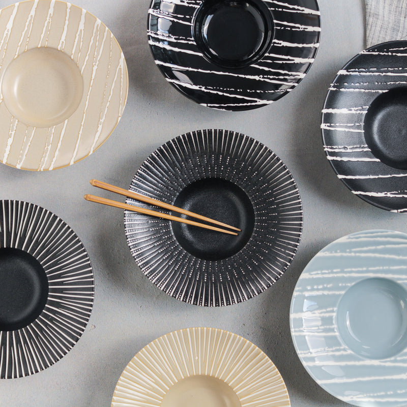 Sleek Pasta Bowl - Serving plate, pasta plate, lunch plate, deep plate | Plates for dining table & home decor