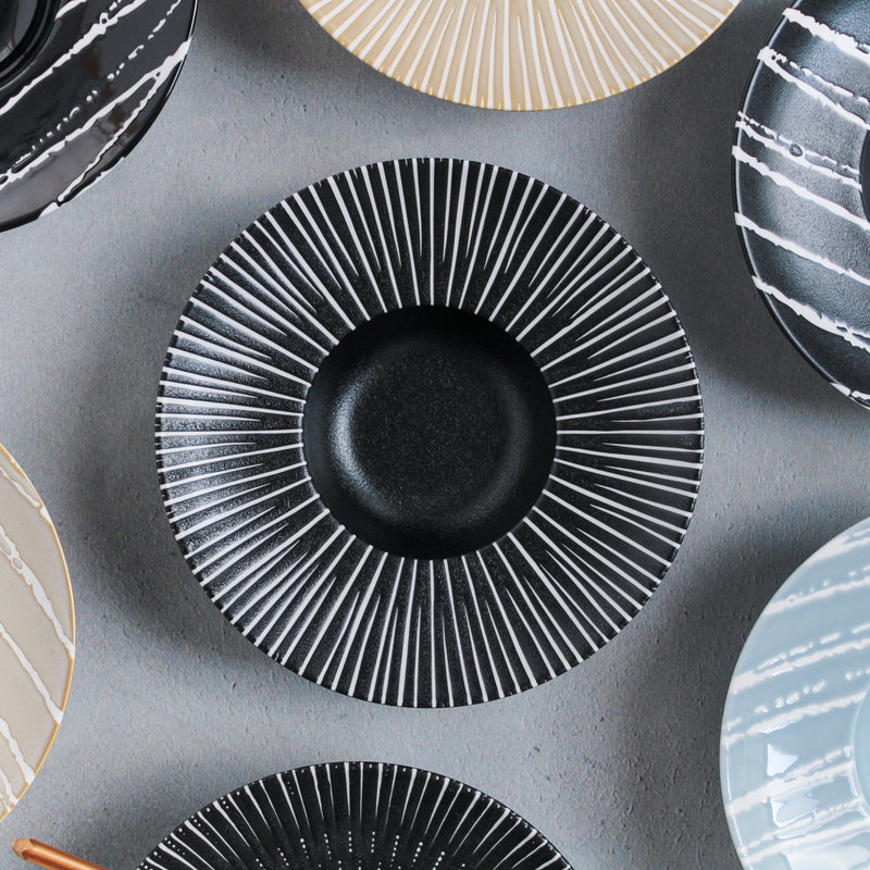 Sleek Pasta Bowl - Serving plate, pasta plate, lunch plate, deep plate | Plates for dining table & home decor