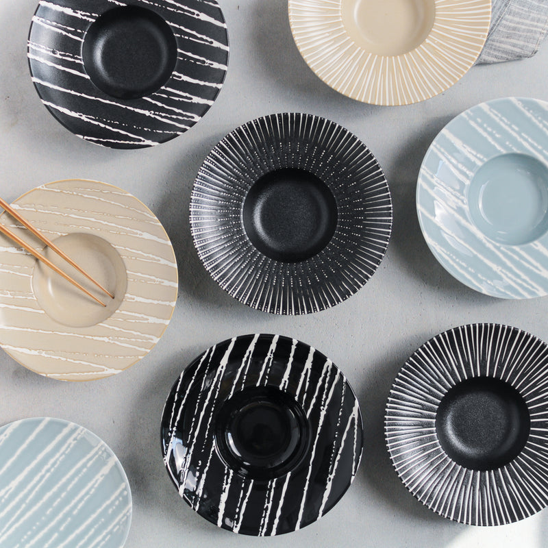 Sleek Pasta Bowl - Serving plate, pasta plate, lunch plate, deep plate | Plates for dining table & home decor