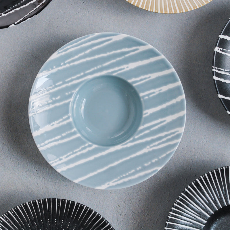 Sleek Pasta Bowl - Serving plate, pasta plate, lunch plate, deep plate | Plates for dining table & home decor