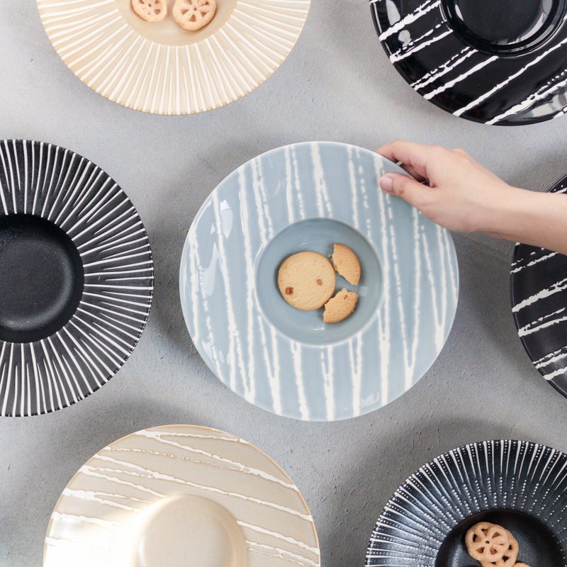 Sleek Pasta Bowl - Serving plate, pasta plate, lunch plate, deep plate | Plates for dining table & home decor