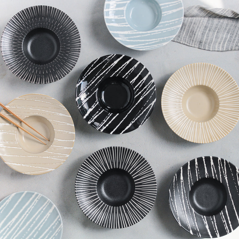 Sleek Pasta Bowl - Serving plate, pasta plate, lunch plate, deep plate | Plates for dining table & home decor