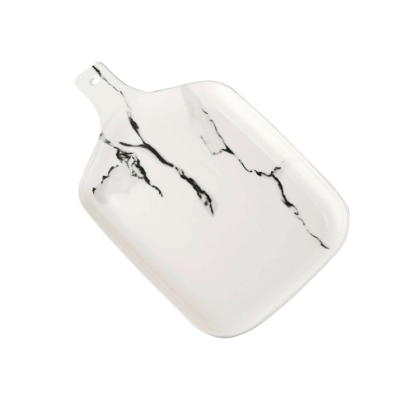 CHICERAMIC Ceramic marble pattern Platter-Small - Ceramic platter, serving platter, fruit platter, snack plate | Plates for dining table & home decor