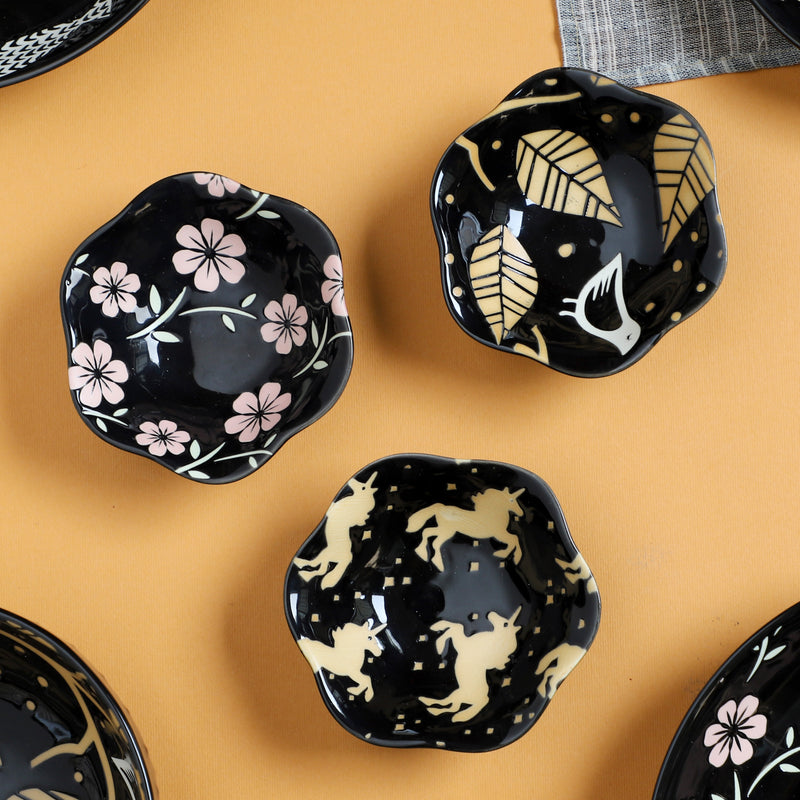 Small Plates Black - Serving plate, small plate, snacks plates | Plates for dining table & home decor