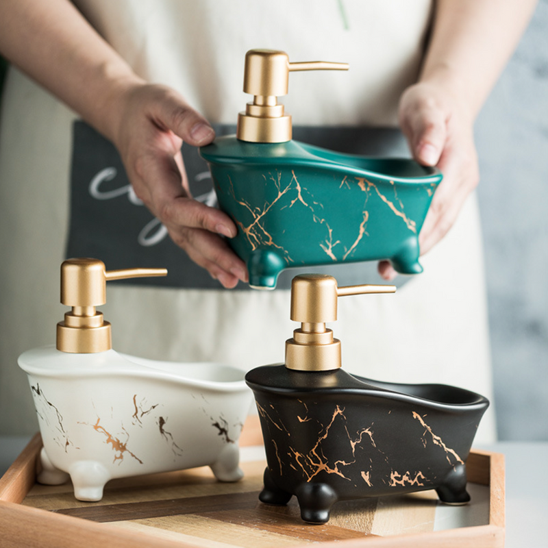 Soap Dispenser with Sponge Holder