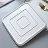 Square Salad Plate - Serving plate, small plate, snacks plates | Plates for dining table & home decor