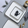 Square Salad Plate - Serving plate, small plate, snacks plates | Plates for dining table & home decor
