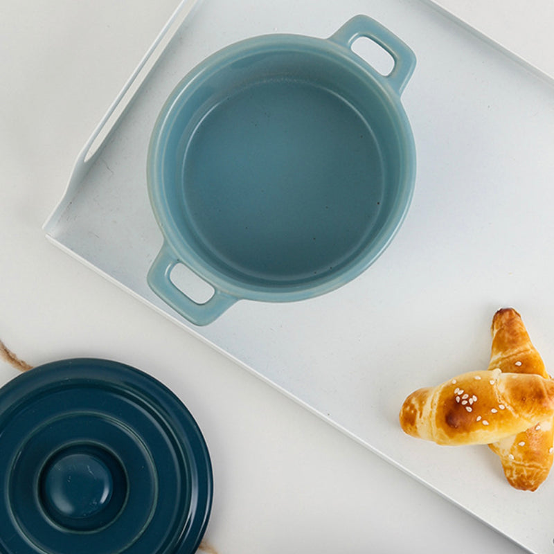 Stock Pot Mini - Serving bowl with lid, ceramic bowls with lids, noodle bowl, curry bowl, oven bowl, soup bowl with handle | Bowls for dining table & home decor