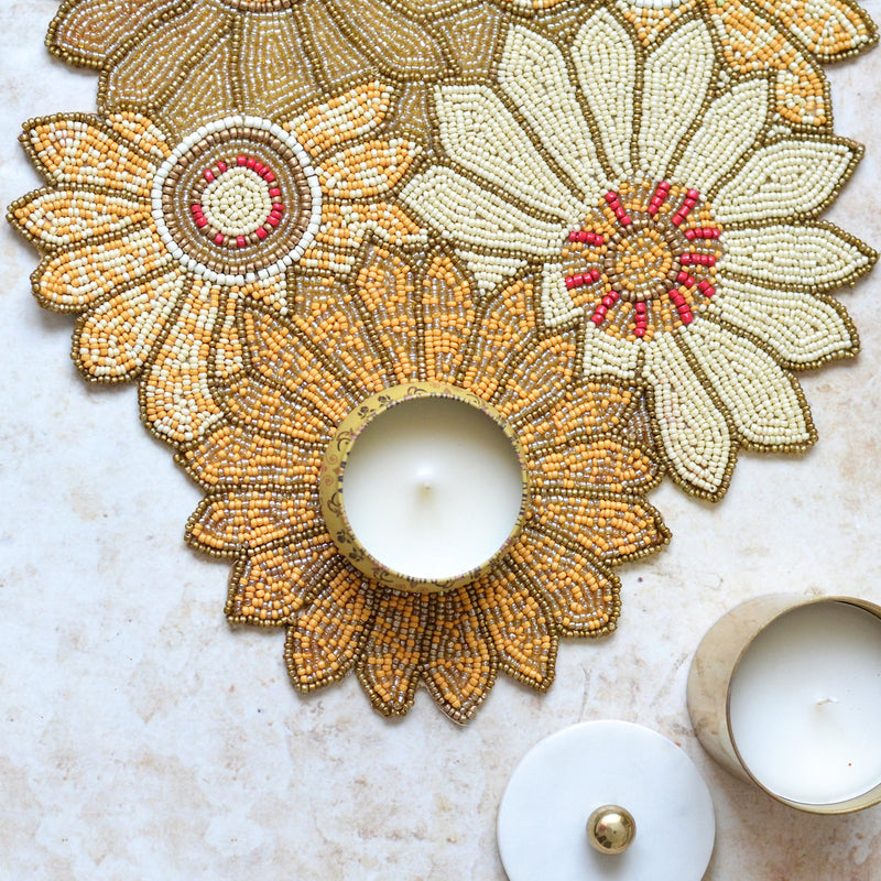 Beads Sunflower Mat