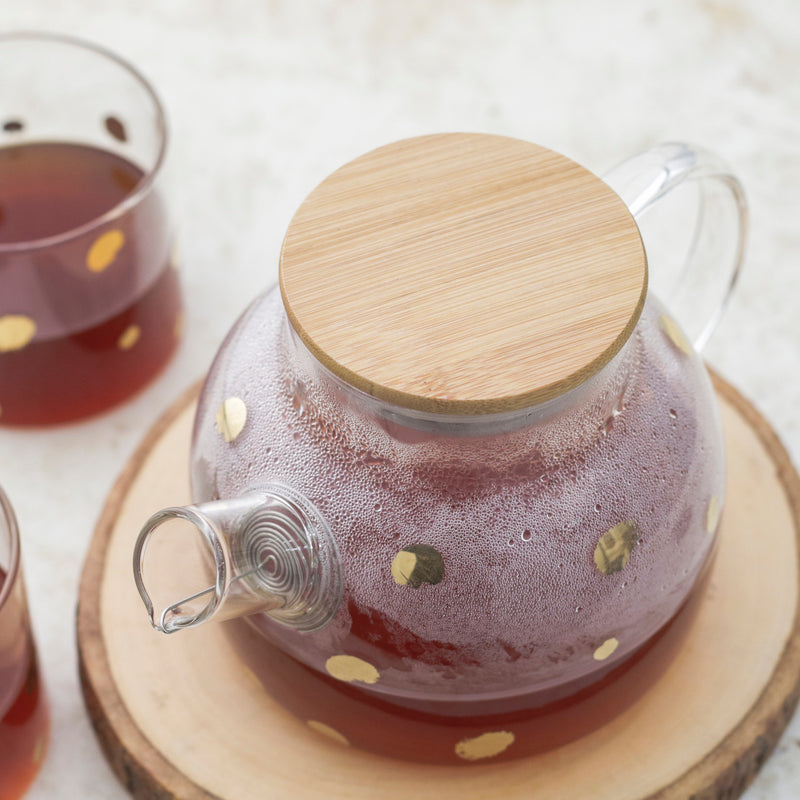 Glass Teapot - Teapot, glass pot, glass tea kettle | Teapot for Dining table & Home decor