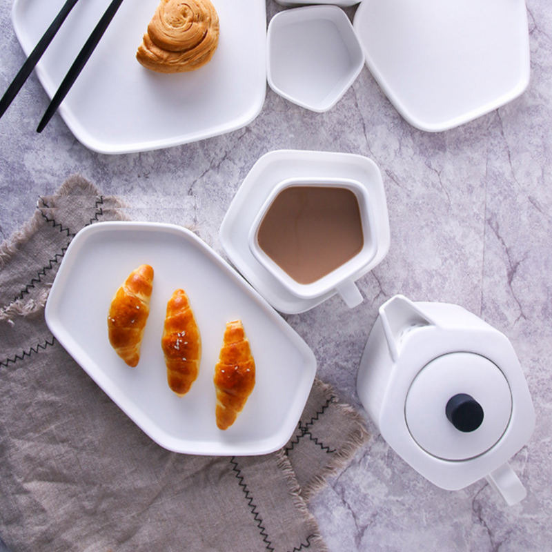 GEOMETRIC Pentagon Tea Pot - Teapot, kettle, tea kettle | Teapot for Dining table & Home decor