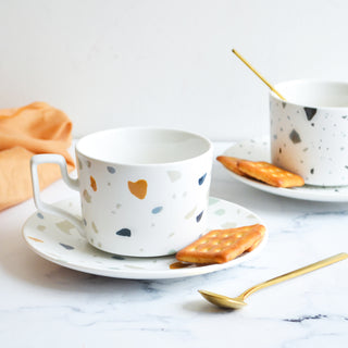 Terrazzo Cup and Saucer