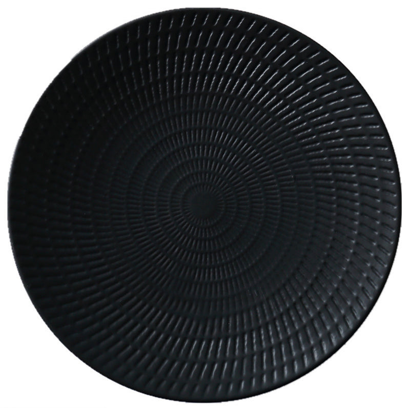 Ceramic Black Dinner Plate - Serving plate, rice plate, ceramic dinner plates| Plates for dining table & home decor