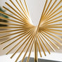 Rising Peacock Decor Showpiece Gold Small