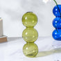 Three Bubbles Glass Vase - Flower vase for home decor, office and gifting | Home decoration items