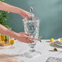 Vintage Diamond Glass Water Dispenser - Water dispenser, juice dispenser, drink dispenser | Dispenser for Dining table & Home decor