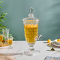 Vintage Diamond Glass Water Dispenser - Water dispenser, juice dispenser, drink dispenser | Dispenser for Dining table & Home decor