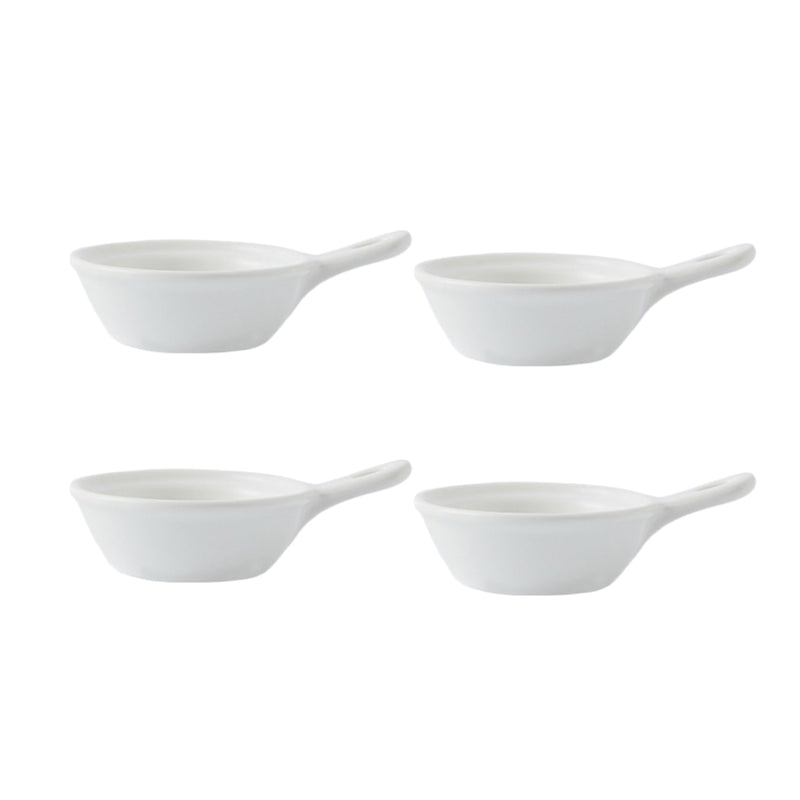 Dip Dish - Set of 4 - Bowl, ceramic bowl, dip bowls, chutney bowl, dip bowls ceramic | Bowls for dining table & home decor 