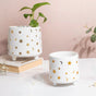 Stars and Moons White Ceramic Planter Large - Indoor planters and flower pots | Home decor items