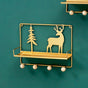 Wall Hanging Shelf Reindeer Rectangle Gold - Wall shelf and floating shelf | Shop wall decoration & home decoration items