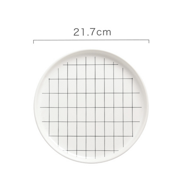 White Plates - Serving plate, snack plate, dessert plate | Plates for dining & home decor