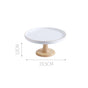 Wooden Cake Stand With Dome 8 inch