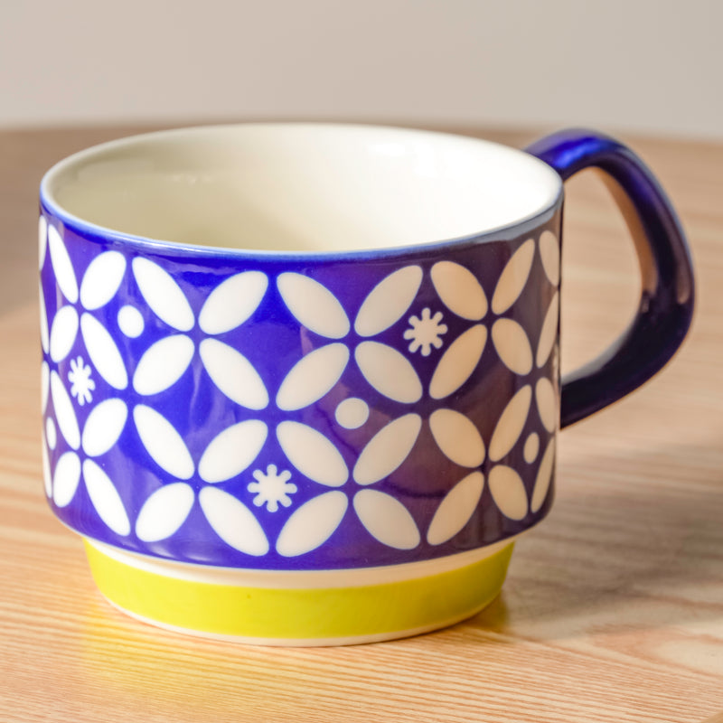 Blue And White Cup- Tea cup, coffee cup, cup for tea | Cups and Mugs for Office Table & Home Decoration