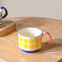 Yellow Spherical Cup- Mug for coffee, tea mug, cappuccino mug | Cups and Mugs for Coffee Table & Home Decor