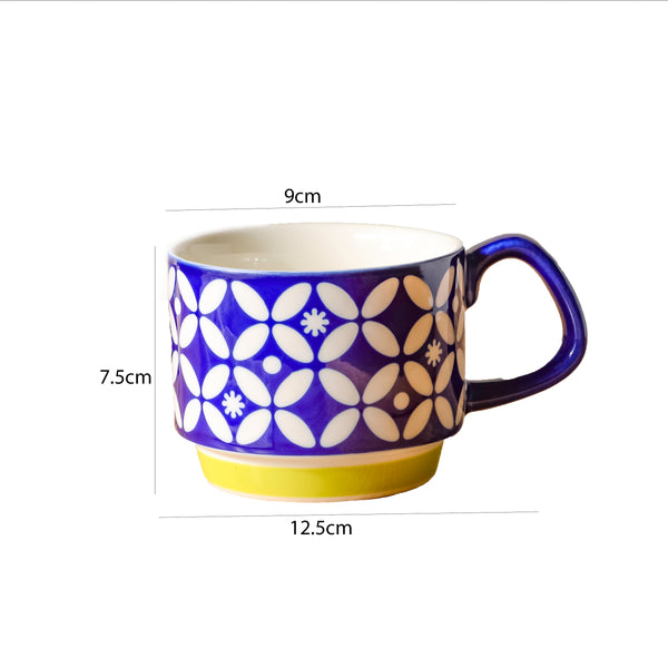 Blue And White Cup- Tea cup, coffee cup, cup for tea | Cups and Mugs for Office Table & Home Decoration