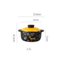 Printed Yellow Cooking Pot Large - Cooking Pot